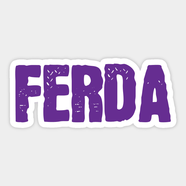 Ferda Purple Sticker by SunnyLemonader